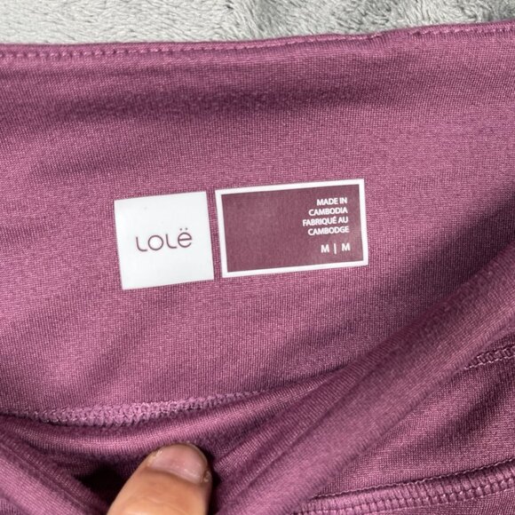 Lole Pull On Jogger Pants Womens Size Medium Dusty Rose Performance Stretch - Picture 2 of 10